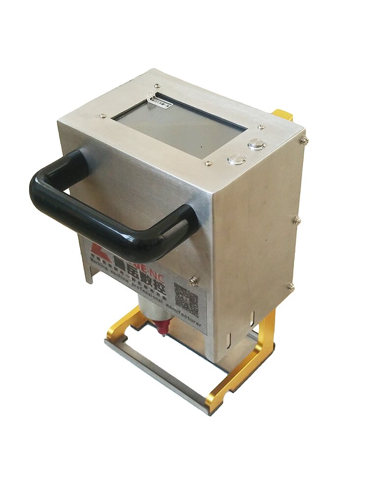 Ручний електричний гравірувальний верстат, машина для кодування штемпелів на рейках